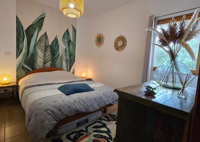 Mini Vue Jardin Dans Calme Wifi Piscine A Pied Serra-di-Ferro (Corsica)